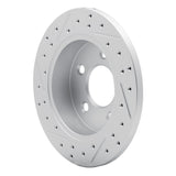 R1 Concepts 1994-2004 Ford Mustang Rear Right Drilled & Slotted Geoperformance Rotor by R1 Concepts 830-54034R
