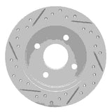 R1 Concepts 2001-2019 Ford Focus Rear Right Drilled & Slotted Geoperformance Rotor by R1 Concepts 830-54049R