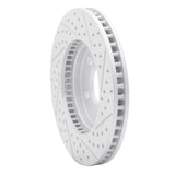 Dynamic Friction 2005-2010 Ford Mustang Front Left Drilled & Slotted Geoperformance Rotor by Dynamic Friction Company 830-54056L