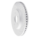 Dynamic Friction 2005-2014 Ford Mustang Front Right Drilled & Slotted Geoperformance Rotor by Dynamic Friction Company 830-54057R