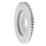 Dynamic Friction 2005-2014 Ford Mustang Front Right Drilled & Slotted Geoperformance Rotor by Dynamic Friction Company 830-54057R