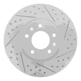 Dynamic Friction 2006-2013 Ford Fusion Front Right Drilled & Slotted Geoperformance Rotor by Dynamic Friction Company 830-54059R