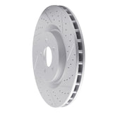 Dynamic Friction 2007-2014 Ford Mustang Front Right Drilled & Slotted Geoperformance Rotor by Dynamic Friction Company 830-54060R
