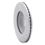 Dynamic Friction 2011-2019 Ford Figo (Mexico) Front Left Drilled & Slotted Geoperformance Rotor by Dynamic Friction Company 830-54063L