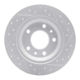 R1 Concepts 1998-2015 Ford Fusion Rear Left Drilled & Slotted Geoperformance Rotor by R1 Concepts 830-54064L