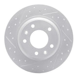 R1 Concepts 1998-2015 Ford Fusion Rear Left Drilled & Slotted Geoperformance Rotor by R1 Concepts 830-54064L