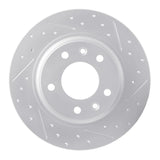 R1 Concepts 1998-2015 Ford Fusion Rear Right Drilled & Slotted Geoperformance Rotor by R1 Concepts 830-54064R