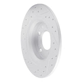 R1 Concepts 1998-2015 Ford Fusion Rear Right Drilled & Slotted Geoperformance Rotor by R1 Concepts 830-54064R