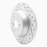 Dynamic Friction 2013-2020 Ford Escape Rear Left Drilled & Slotted Geoperformance Rotor by Dynamic Friction Company 830-54072L