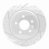 Dynamic Friction 2013-2020 Ford Escape Rear Left Drilled & Slotted Geoperformance Rotor by Dynamic Friction Company 830-54072L