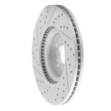 Dynamic Friction 2013-2020 Ford Fusion Front Right Drilled & Slotted Geoperformance Rotor by Dynamic Friction Company 830-54073R