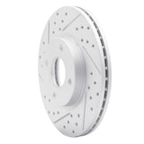 Dynamic Friction 2014-2023 Ford Transit Courier (Mexico) Front Left Drilled & Slotted Geoperformance Rotor by Dynamic Friction Company 830-54075L
