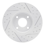 Dynamic Friction 2014-2023 Ford Transit Courier (Mexico) Front Left Drilled & Slotted Geoperformance Rotor by Dynamic Friction Company 830-54075L