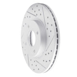 Dynamic Friction 2014-2023 Ford Transit Courier (Mexico) Front Right Drilled & Slotted Geoperformance Rotor by Dynamic Friction Company 830-54075R
