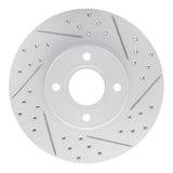 Dynamic Friction 2014-2023 Ford Transit Courier (Mexico) Front Right Drilled & Slotted Geoperformance Rotor by Dynamic Friction Company 830-54075R