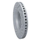 Dynamic Friction 2015-2020 Ford Mustang Front Right Drilled & Slotted Geoperformance Rotor by Dynamic Friction Company 830-54078R