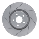 Dynamic Friction 2014-2019 Ford Focus Front Left Drilled & Slotted Geoperformance Rotor by Dynamic Friction Company 830-54082L