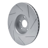 Dynamic Friction 2014-2019 Ford Focus Front Left Drilled & Slotted Geoperformance Rotor by Dynamic Friction Company 830-54082L