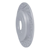 Dynamic Friction 2005-2019 Ford Taurus X Rear Left Drilled & Slotted Geoperformance Rotor by Dynamic Friction Company 830-54088L