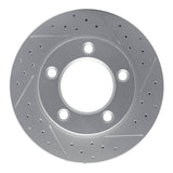 Dynamic Friction 2007-2015 Ford Edge Front Right Drilled & Slotted Geoperformance Rotor by Dynamic Friction Company 830-54089R