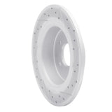 Dynamic Friction 2013-2018 Ford C-Max Rear Left Drilled & Slotted Geoperformance Rotor by Dynamic Friction Company 830-54093L
