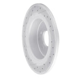 Dynamic Friction 2013-2018 Ford Transit Connect Rear Right Drilled & Slotted Geoperformance Rotor by Dynamic Friction Company 830-54093R