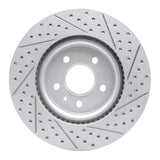 Dynamic Friction 2011-2019 Ford Taurus Sho Front Left Drilled & Slotted Geoperformance Rotor by Dynamic Friction Company 830-54094L