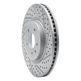 Dynamic Friction 2011-2019 Ford Flex Front Right Drilled & Slotted Geoperformance Rotor by Dynamic Friction Company 830-54094R