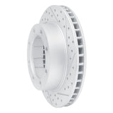 R1 Concepts 1980-1994 Ford F-350 4WD (Excl Super Duty) Front Right Drilled & Slotted Geoperformance Rotor by R1 Concepts 830-54108R