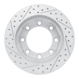 R1 Concepts 1980-1994 Ford F-350 4WD (Excl Super Duty) Front Right Drilled & Slotted Geoperformance Rotor by R1 Concepts 830-54108R