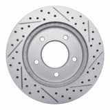 R1 Concepts 1997-2004 Ford F-150 4WD Front Left Drilled & Slotted Geoperformance Rotor by R1 Concepts 830-54147L