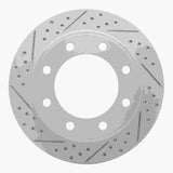 R1 Concepts 1999-2005 Ford F-250 4WD (Super Duty) Rear Left Drilled & Slotted Geoperformance Rotor by R1 Concepts 830-54161L