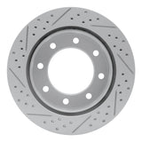 R1 Concepts 1999-2005 Ford F-350 Super Duty 2WD Rear Right Drilled & Slotted Geoperformance Rotor by R1 Concepts 830-54161R