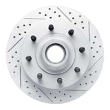 R1 Concepts 1999-2002 Ford F-350 Super Duty 2WD Front Right Drilled & Slotted Geoperformance Rotor by R1 Concepts 830-54163R