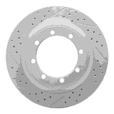 R1 Concepts 1999-2007 Ford E-350 Club Wagon Rear Left Drilled & Slotted Geoperformance Rotor by R1 Concepts 830-54168L