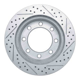 R1 Concepts 1999-2005 Ford F-250 4WD (Super Duty) Front Left Drilled & Slotted Geoperformance Rotor by R1 Concepts 830-54174L
