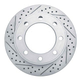 R1 Concepts 1999-2005 Ford F-250 4WD (Super Duty) Front Left Drilled & Slotted Geoperformance Rotor by R1 Concepts 830-54174L