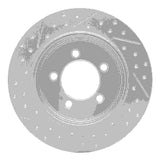 Dynamic Friction 2002-2010 Ford Explorer Rear Right Drilled & Slotted Geoperformance Rotor by Dynamic Friction Company 830-54178R
