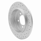 Dynamic Friction 2002-2010 Ford Explorer Rear Right Drilled & Slotted Geoperformance Rotor by Dynamic Friction Company 830-54178R