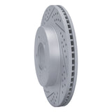 Dynamic Friction 2002-2005 Ford Explorer Front Left Drilled & Slotted Geoperformance Rotor by Dynamic Friction Company 830-54179L