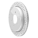 Dynamic Friction 2002-2006 Ford Expedition Rear Left Drilled & Slotted Geoperformance Rotor by Dynamic Friction Company 830-54181L