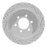 Dynamic Friction 2002-2006 Ford Expedition Rear Left Drilled & Slotted Geoperformance Rotor by Dynamic Friction Company 830-54181L