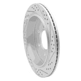 Dynamic Friction 2002-2006 Ford Expedition Rear Left Drilled & Slotted Geoperformance Rotor by Dynamic Friction Company 830-54181L