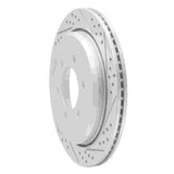 Dynamic Friction 2002-2006 Ford Expedition Rear Right Drilled & Slotted Geoperformance Rotor by Dynamic Friction Company 830-54181R