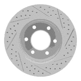 Dynamic Friction 2002-2006 Ford Expedition Front Left Drilled & Slotted Geoperformance Rotor by Dynamic Friction Company 830-54183L