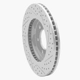 Dynamic Friction 2002-2006 Ford Expedition Front Left Drilled & Slotted Geoperformance Rotor by Dynamic Friction Company 830-54183L