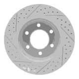 Dynamic Friction 2002-2006 Ford Expedition Front Right Drilled & Slotted Geoperformance Rotor by Dynamic Friction Company 830-54183R