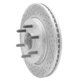 Dynamic Friction 2004-2008 Ford F-150 Rwd Front Left Drilled & Slotted Geoperformance Rotor by Dynamic Friction Company 830-54184L