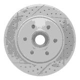 Dynamic Friction 2004-2008 Ford F-150 Rwd Front Left Drilled & Slotted Geoperformance Rotor by Dynamic Friction Company 830-54184L
