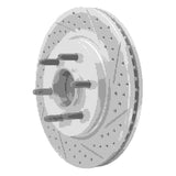Dynamic Friction 2004-2008 Ford F-150 Rwd Front Right Drilled & Slotted Geoperformance Rotor by Dynamic Friction Company 830-54184R